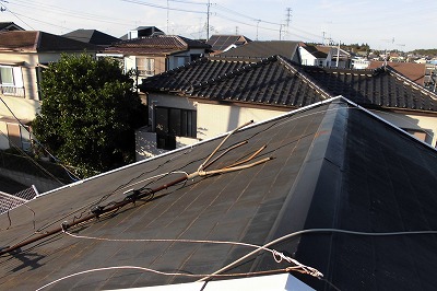 台風１９号被害 アンテナ倒壊 保険適用工事 埼玉県吉川市 日松 にっしょう 草加市 地デジのアンテナ工事 防犯カメラ 介護リフォーム